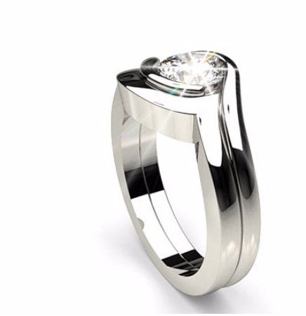 Bezel Engagement Rings
